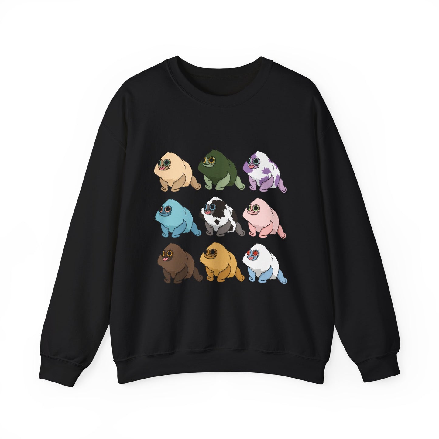 Squirby Colors -Adult Crewneck Sweatshirt