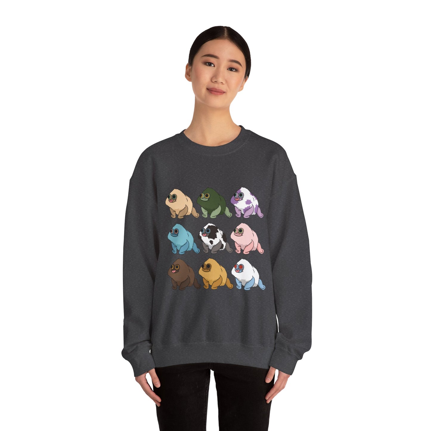 Squirby Colors -Adult Crewneck Sweatshirt