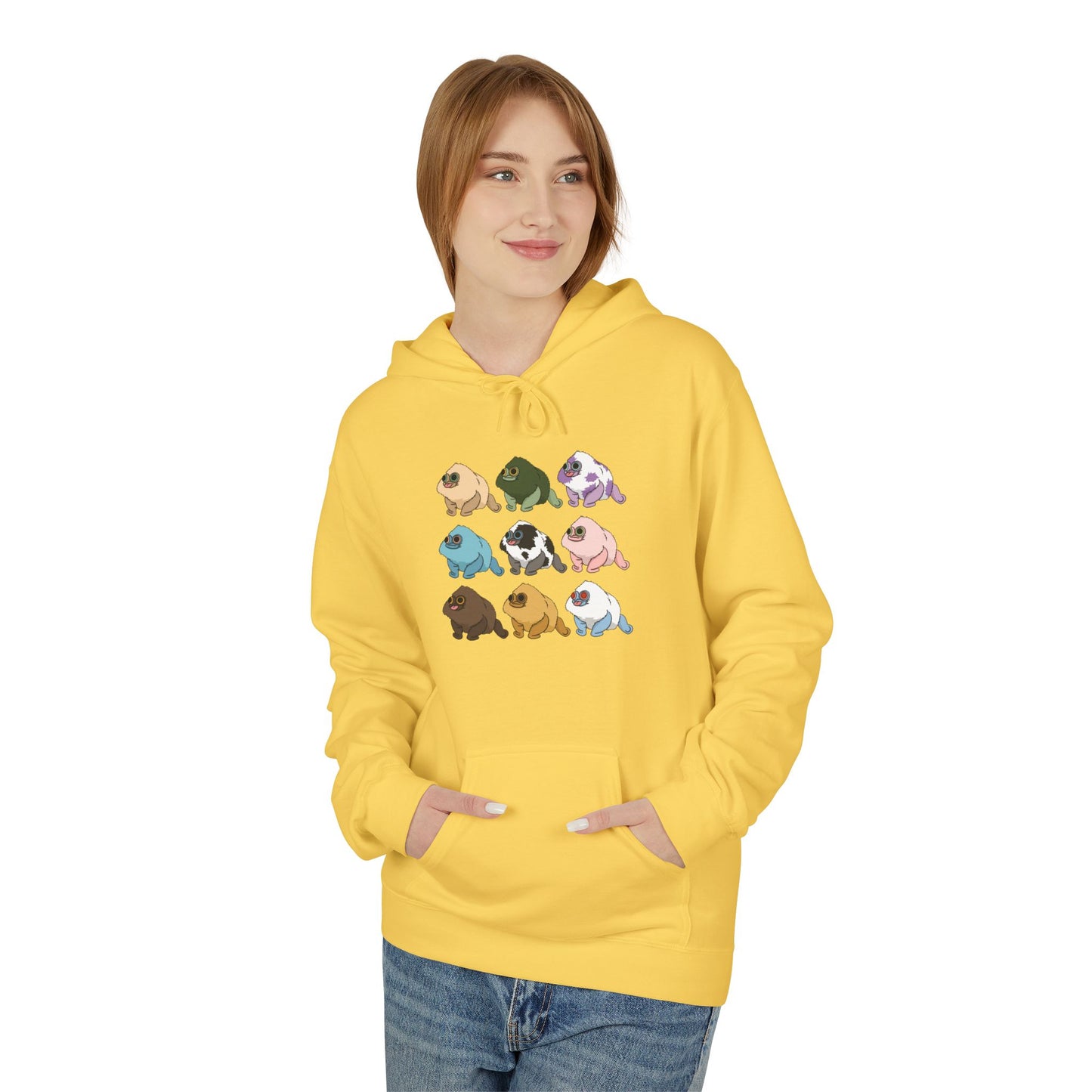 Cozy Fleece Hoodie Squirby Colors
