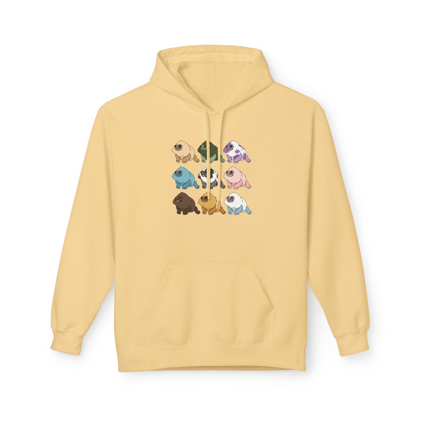 Cozy Fleece Hoodie Squirby Colors