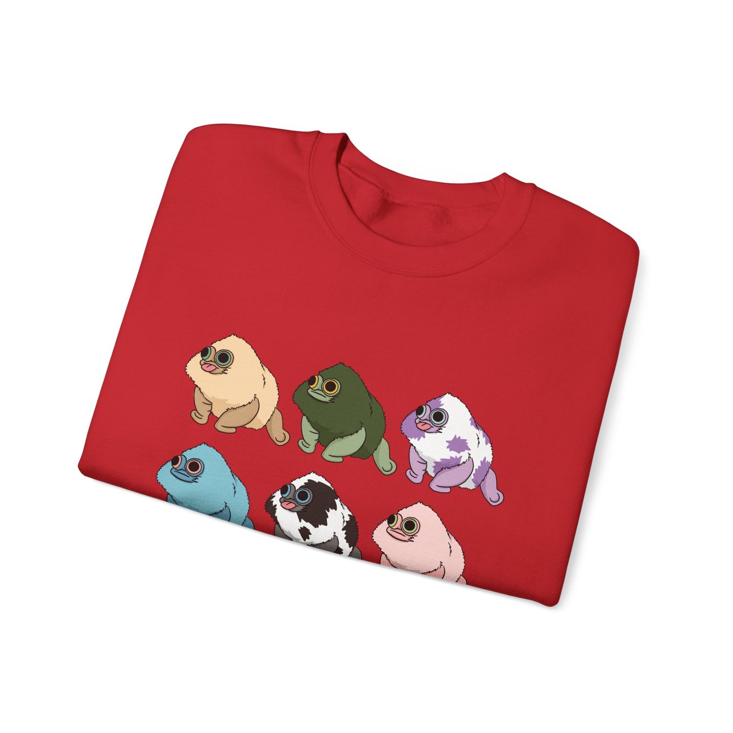 Squirby Colors -Adult Crewneck Sweatshirt