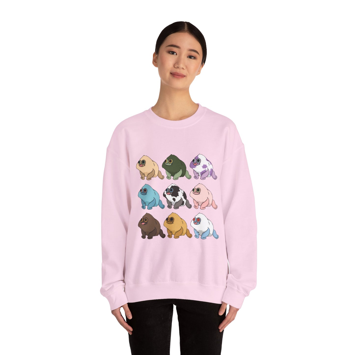 Squirby Colors -Adult Crewneck Sweatshirt