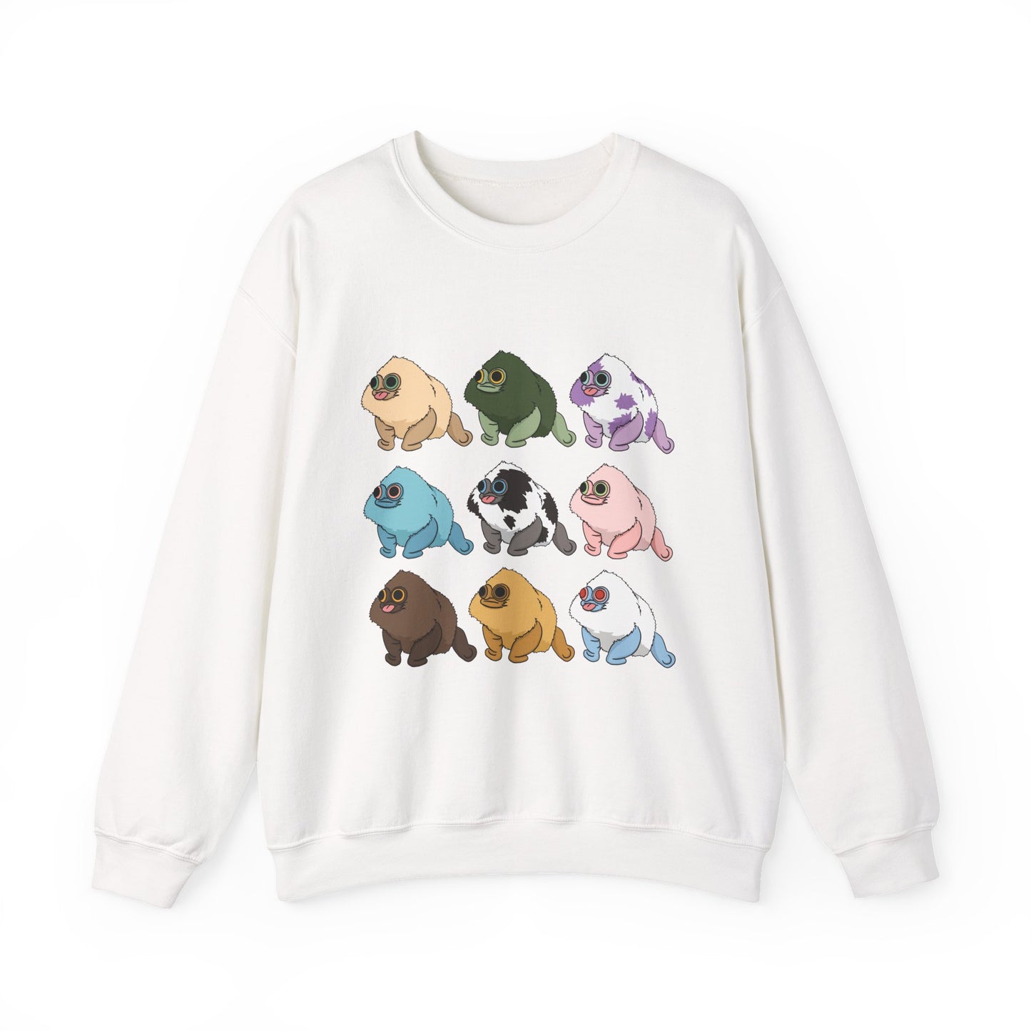 Squirby Colors -Adult Crewneck Sweatshirt