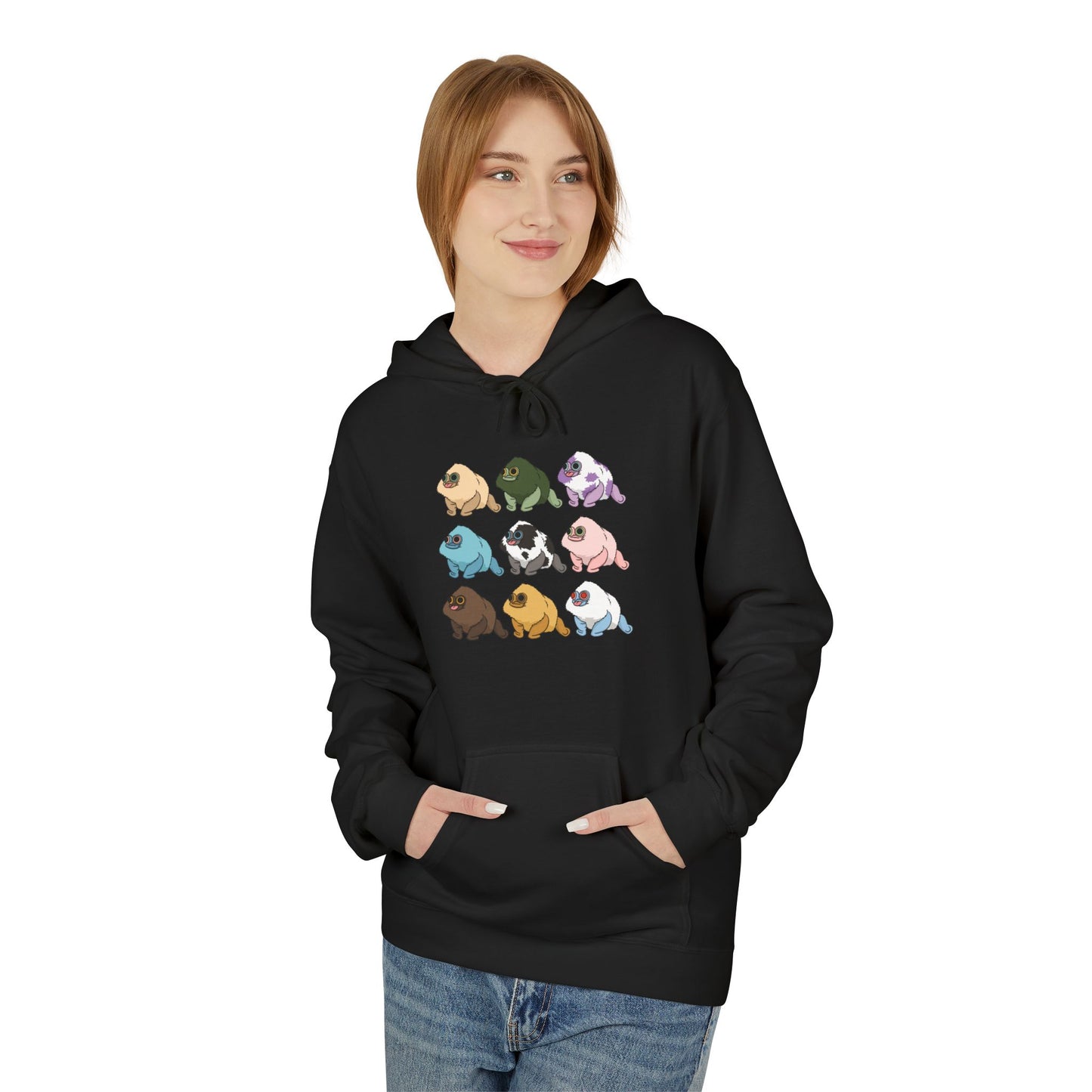 Cozy Fleece Hoodie Squirby Colors