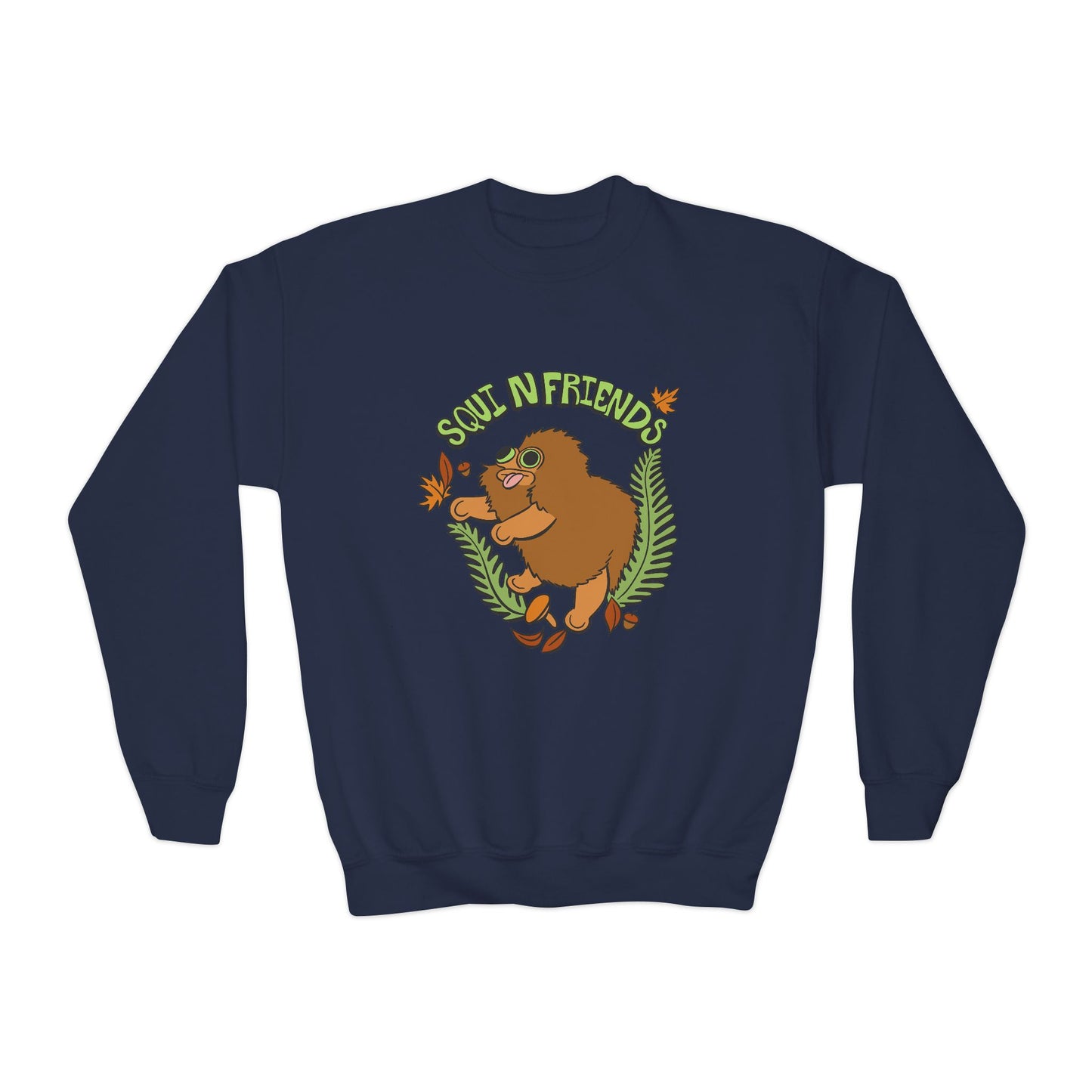 Squirby-Youth Crewneck Sweatshirt
