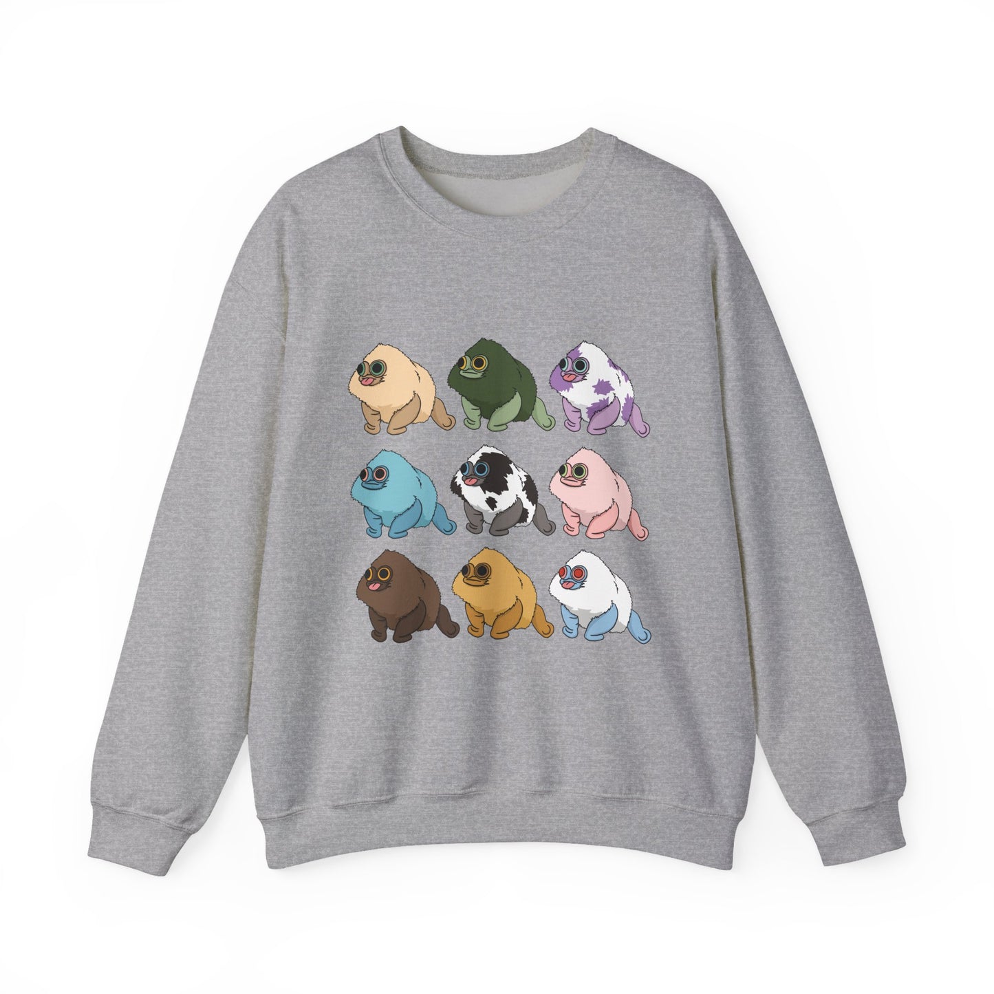 Squirby Colors -Adult Crewneck Sweatshirt