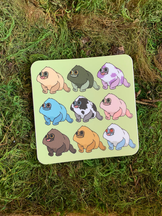 Squirby Colors Sticker