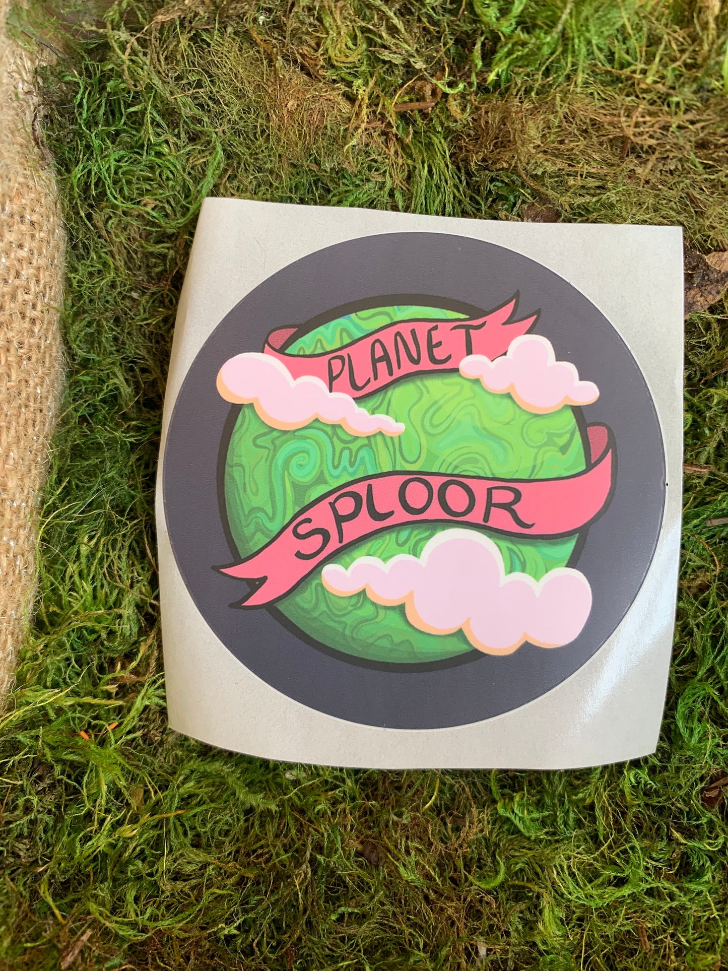 Planet Sploor Sticker