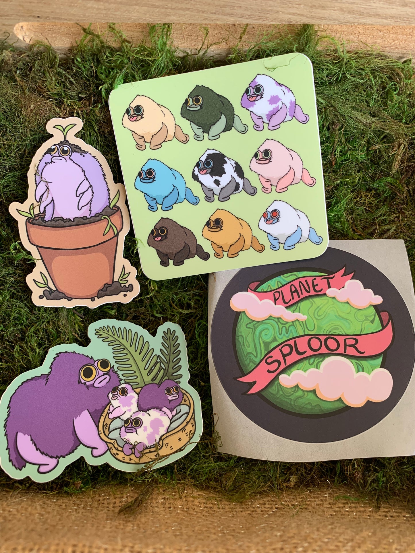New Sticker pack (4 stickers) INTERNATIONAL ORDERS