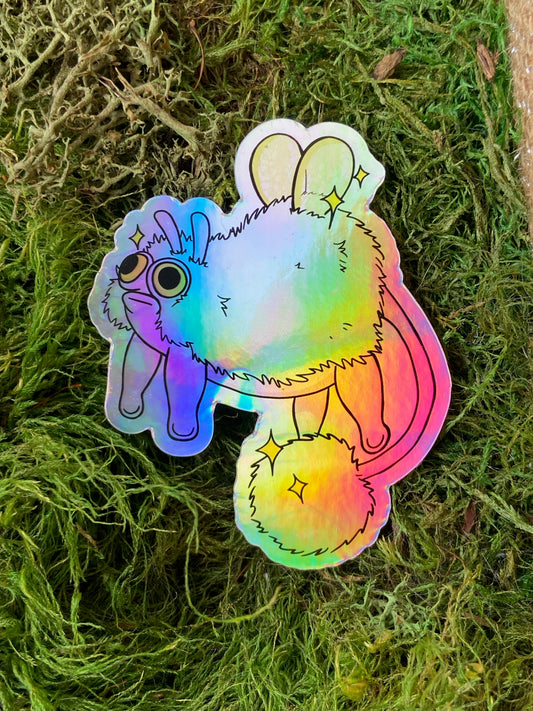 Iridescent PixSqui Sticker